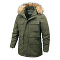 Men's Mid-Length Padded Jacket Thickened